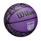 Wilson Nba Team Graffiti Basketball - Sacramento Kings, Size 7-29.5''