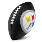 Franklin Sports Nfl Pittsburgh Steelers Football - Kids Foam Football - Soft Football - Mini Size - Perfect For Gameday - 8.5'' 