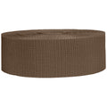 Strapworks Heavyweight Polypropylene Webbing - Heavy Duty Poly Strapping For Outdoor Diy Gear Repair, 2 Inch X 25 Yards - Tan