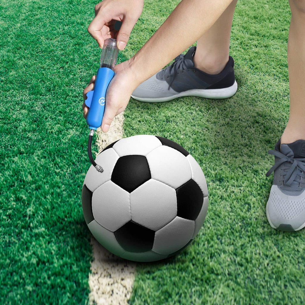 Ball Pump For Sports Balls - 5 Needles - Basketball Pump, Soccer Ball Pump - Air Pump For Balls, Volleyball, Football Accessorie
