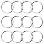 Wicked Scuba 316 Stainless Steel 2Mm X 34Mm Round Split Ring - 12 Pack