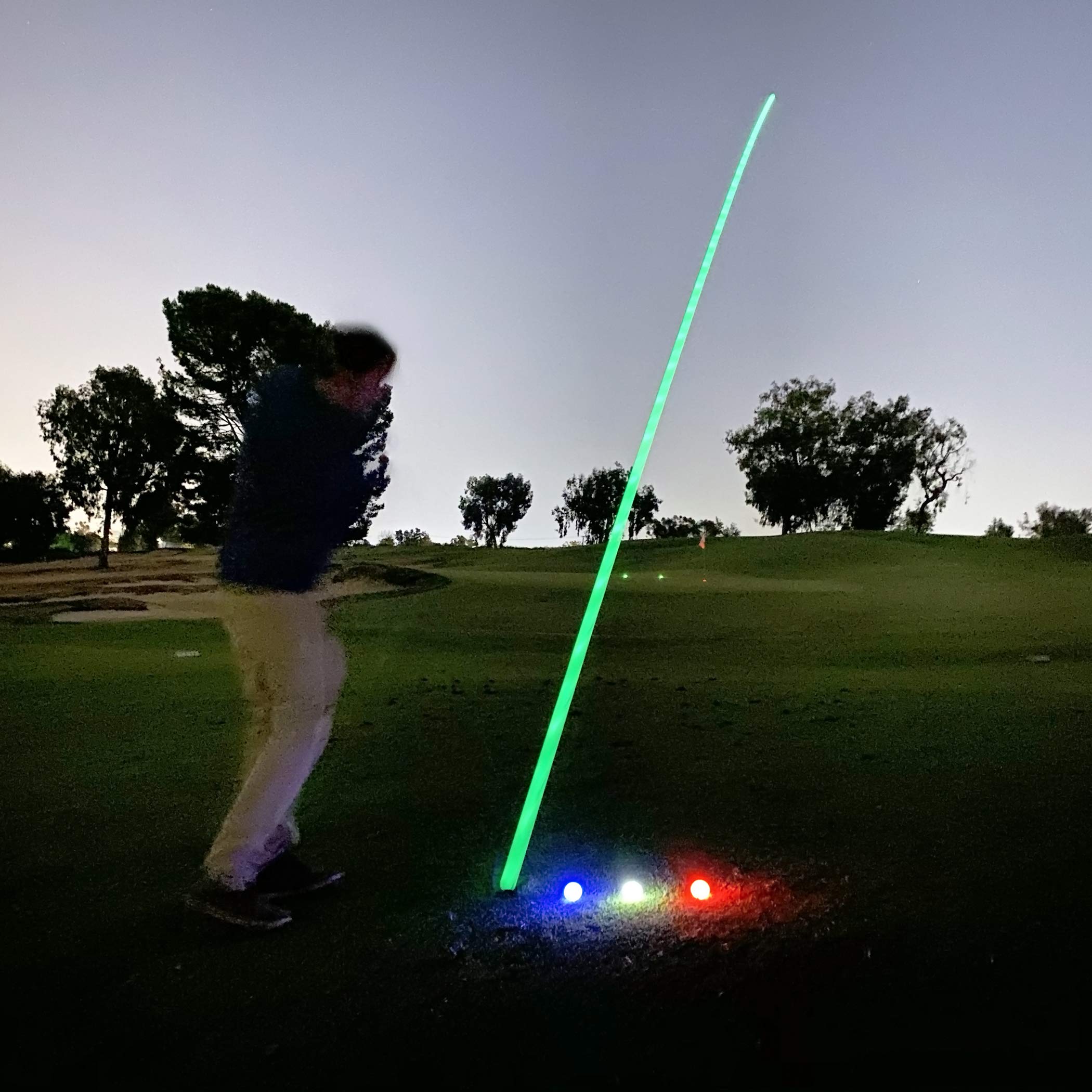 Gosports Light Up Led Golf Balls 12 Pack - Impact Activated With 10 Minute Timer