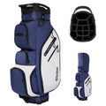 Sturdum Golf Cart Bag 14-Way Organizer Divider, Lightweight 5.5 lbs Golf Club Bags for Men & Women, 10 Pockets with Cooler, Dual