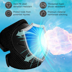 Kids Protective Gear Set Wemfg Knee Pads For Kids 7-13 Years Toddler Knee And Elbow Pads With Wrist Guards 3 In 1 For Skating Cy