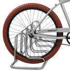 Retrospec Stash Rack 4 Bike Floor Stand Bicycle Storage Organizer, Grey (3501)
