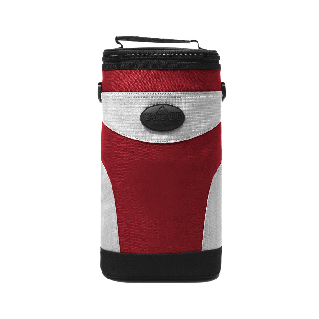 Proactive Sports 4-To-Go Zippered Beverage Cooler With Shoulder Strap, Black/Grey