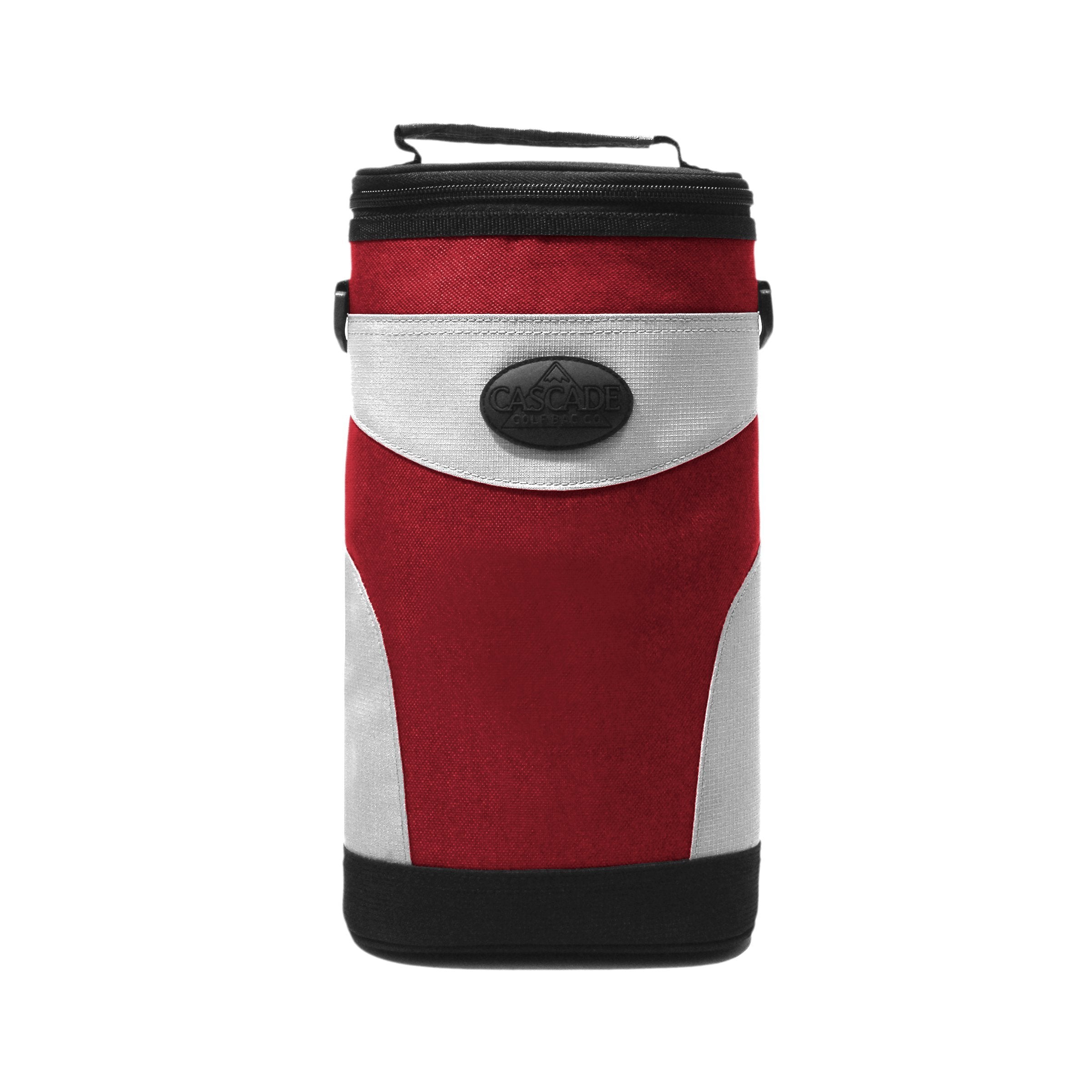 Proactive Sports 4-To-Go Zippered Beverage Cooler With Shoulder Strap, Black/Grey