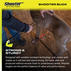 SHOOTER Buck 3D Deer Archery Target with Replaceable Core, Brown