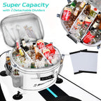 Morxplor Waterproof Pvc Material Paddleboard Cooler Deck Bag - 40 Can Insulated Lunch Box For Paddleboarding, Camping, Kayaking