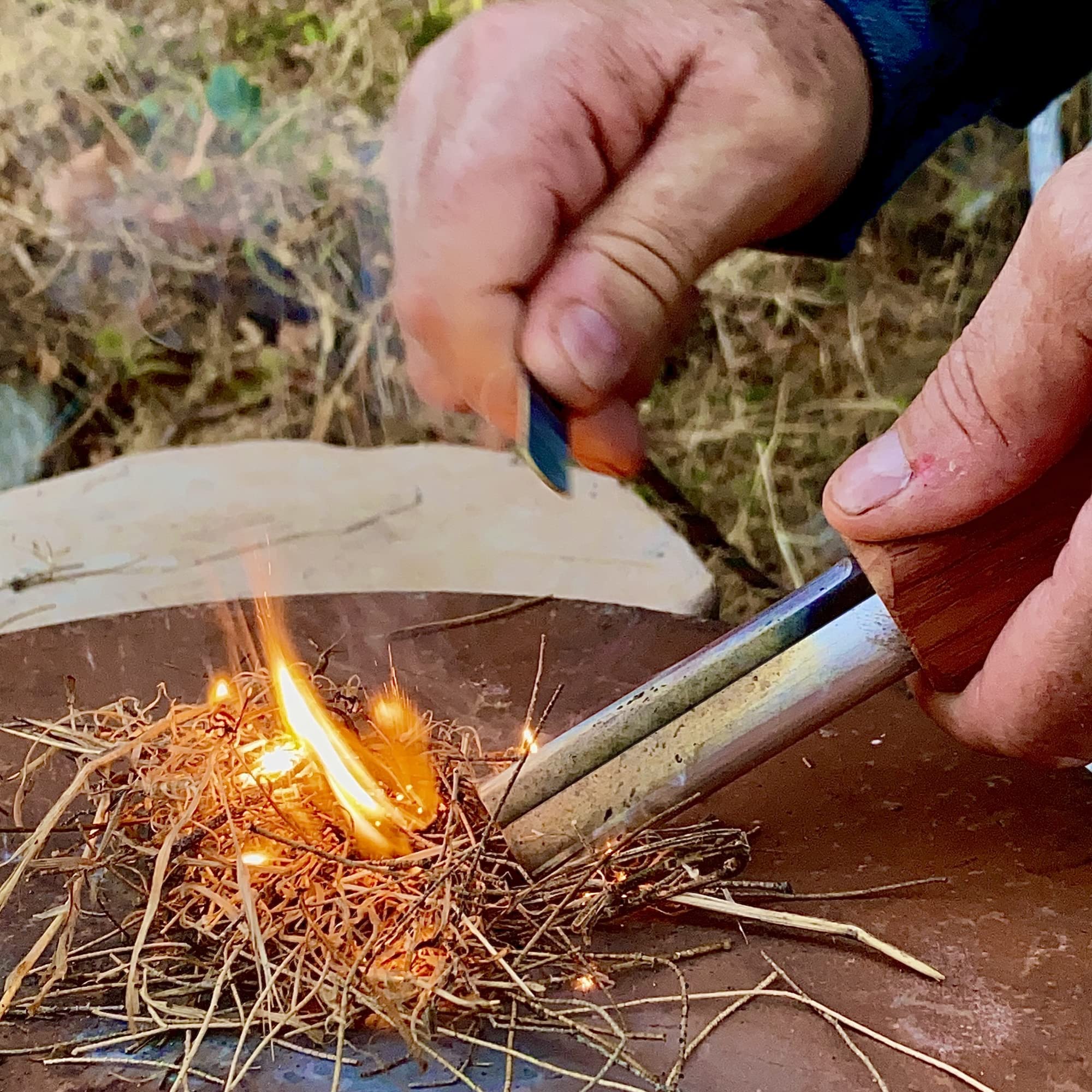 Fire-Fast Trekker Twin. Two Trekkers Plus Extra Mag Rod. Best Emergency Waterproof Survival Firestarters. Magnesium And Euro Fir