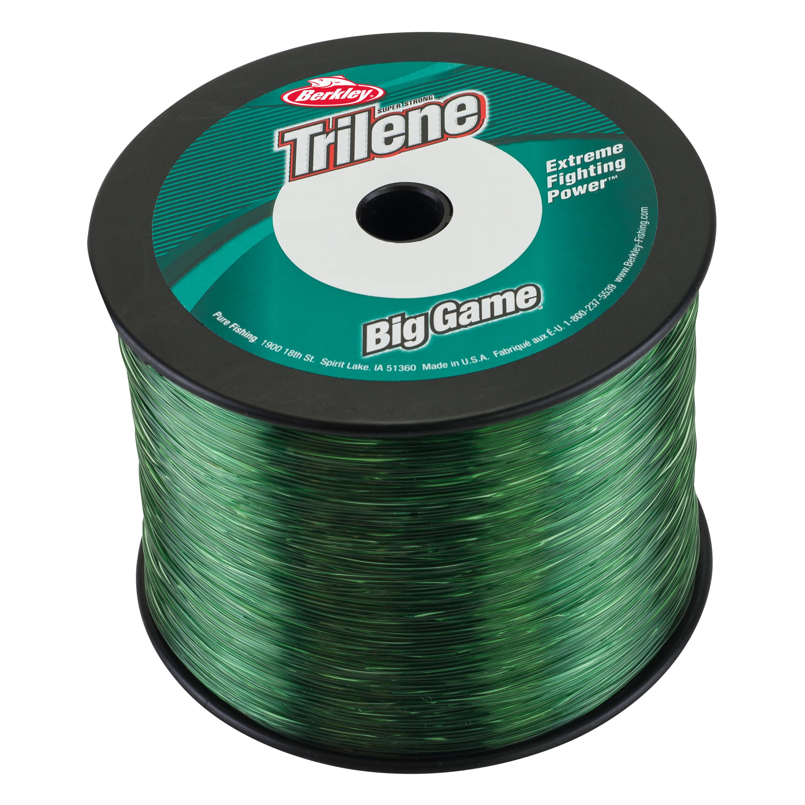 Berkley Trilene Big Game, Green, 20Lb | 9Kg, 650Yd | 594M Monofilament Fishing Line, Suitable For Saltwater And Freshwater Envir
