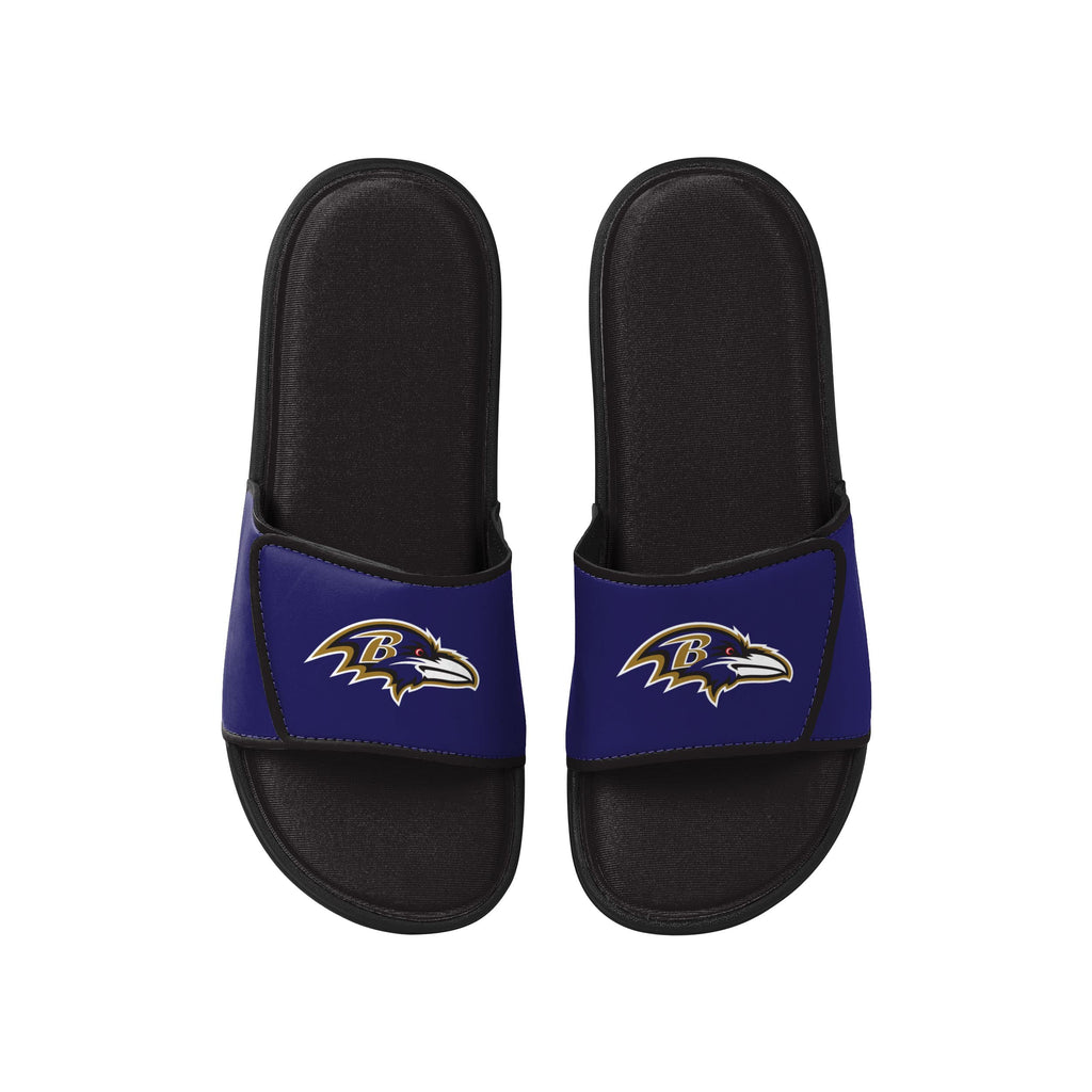 FOCO Baltimore Ravens NFL Mens Foam Sport Slide - XL