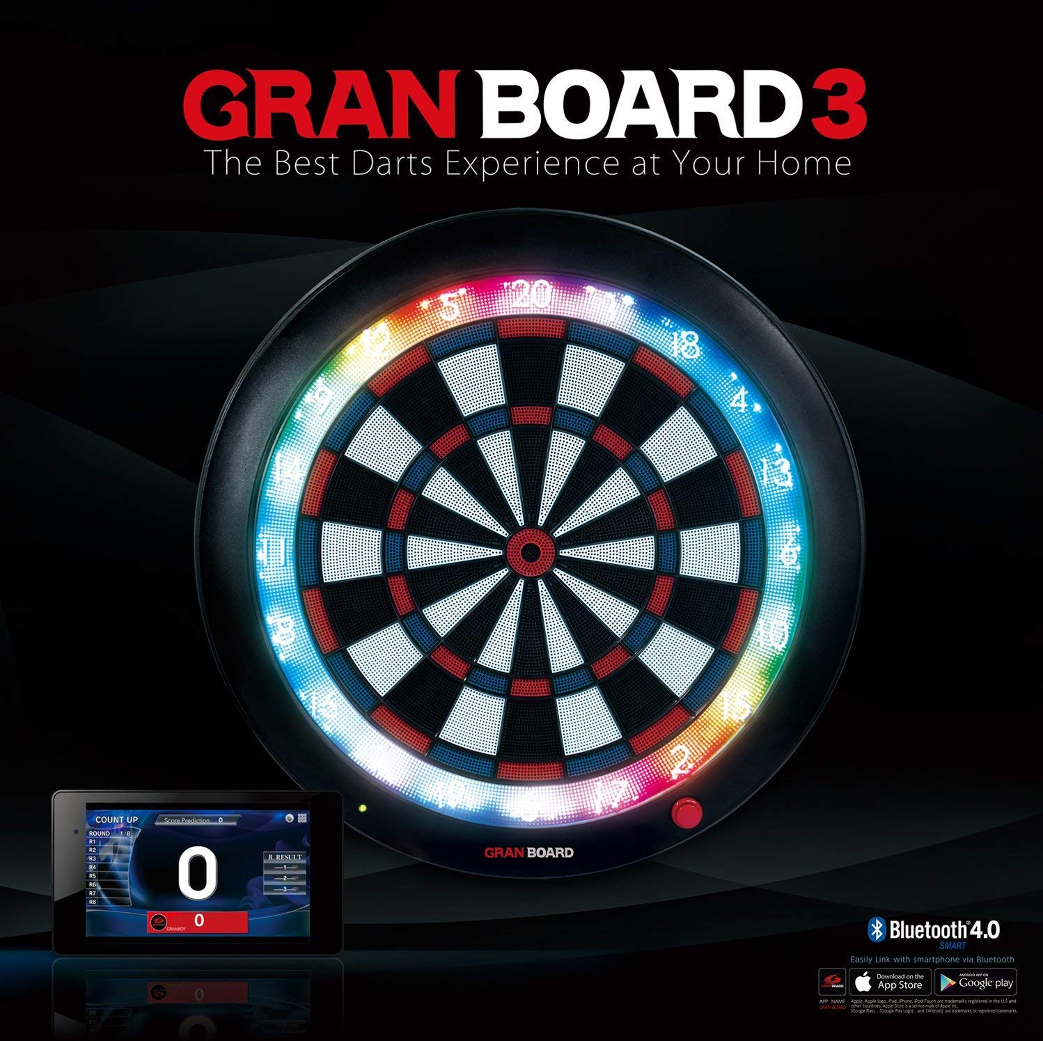 Granboard 3S Bluetooth Electronic Dartboard - Blue