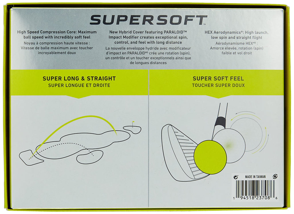 Callaway Golf Supersoft Golf Balls (Yellow), Prior Generation