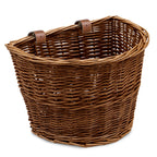 ProSource Wicker Bike Basket Front Cargo for Women and Men, Fits Most Bicycles, Beach Cruisers, Stationary Equipment, and Ebikes