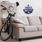 Rico Industries Nhl Toronto Maple Leafs Classic Shape Cut Pennant - Home And Living Room D  Cor - Soft Felt Ez To Hang