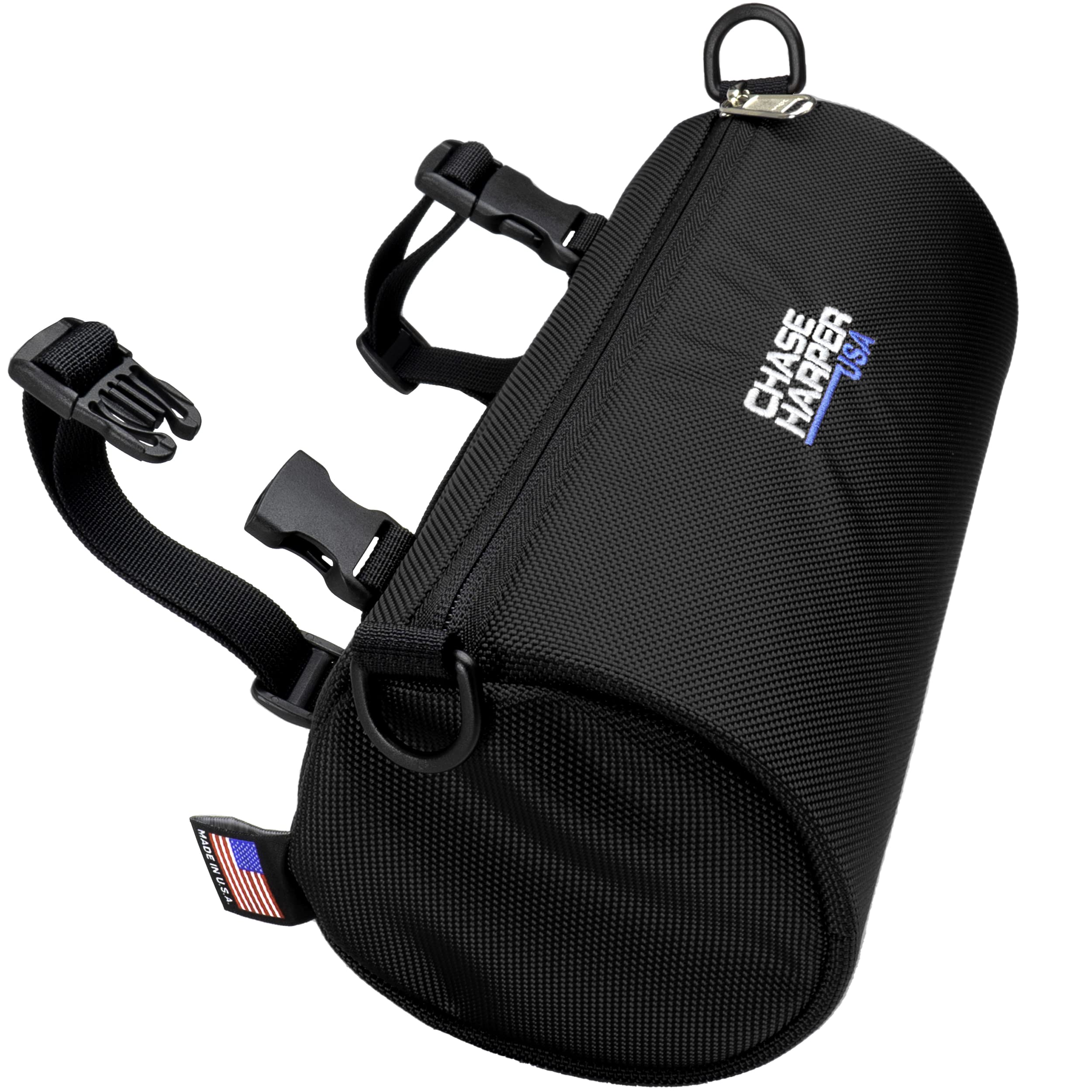 Chase Harper USA Bicycle Barrel Bag - Water-Resistant, Tear-Resistant, Industrial Grade Ballistic Nylon with Universal Mounting 