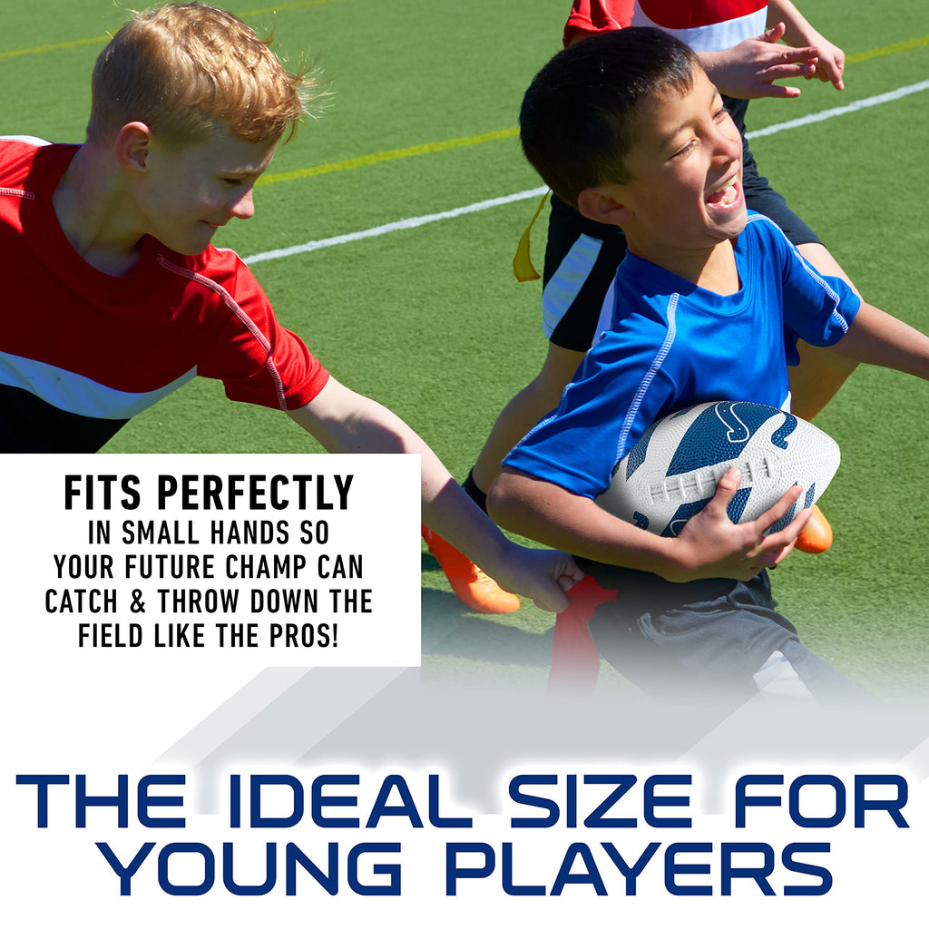 Franklin Sports Nfl Indianapolis Colts Football - Youth Football - Mini 8.5'' Rubber Ball - Perfect For Kids - Team Logos And Co