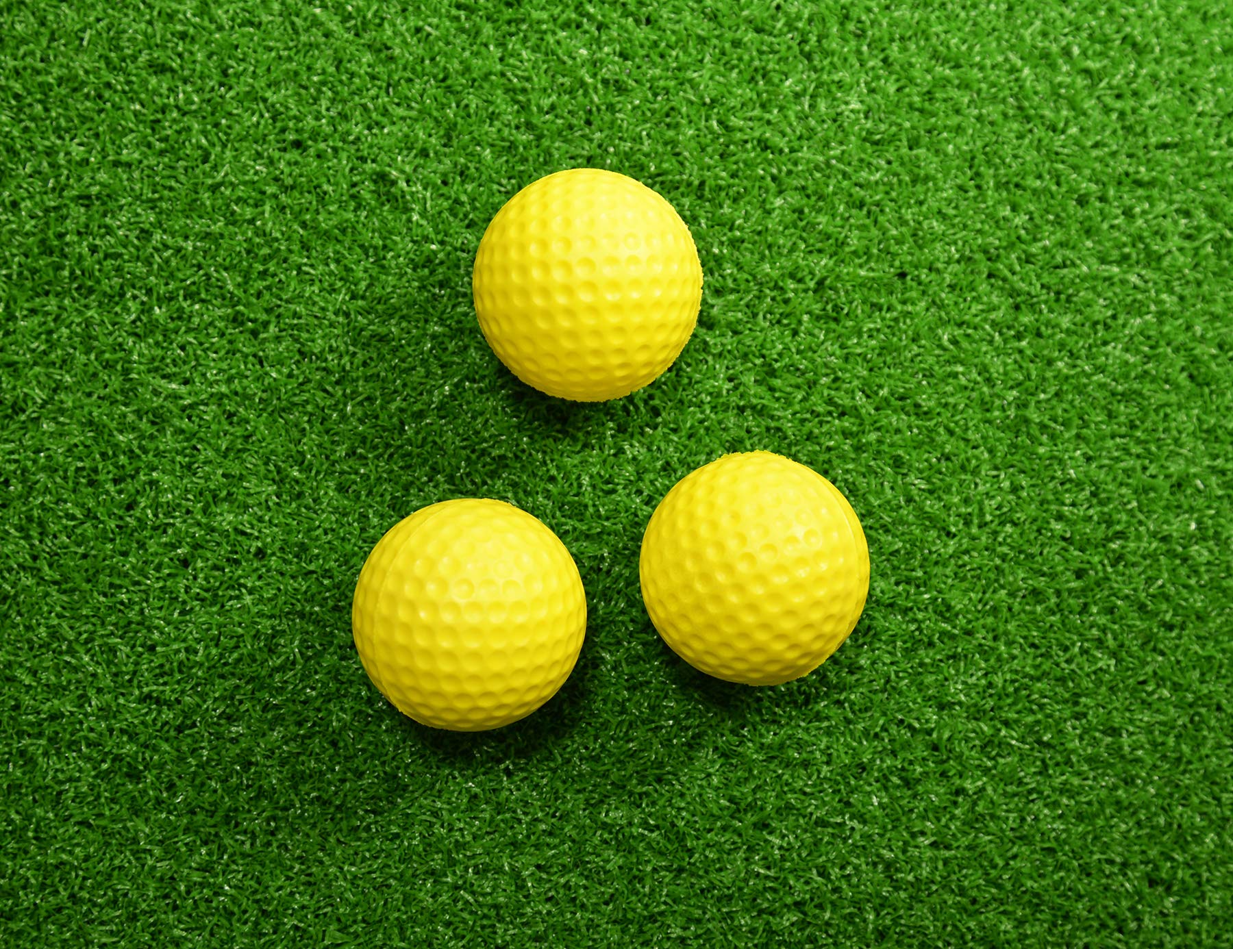 Pridesports Practice Golf Balls, Foam, 12 Count, Yellow