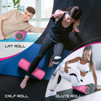Yes4All Two-Layer Foam Rollers Pe For Many Exercises, Improved Workout Efficiency - 18 Inches