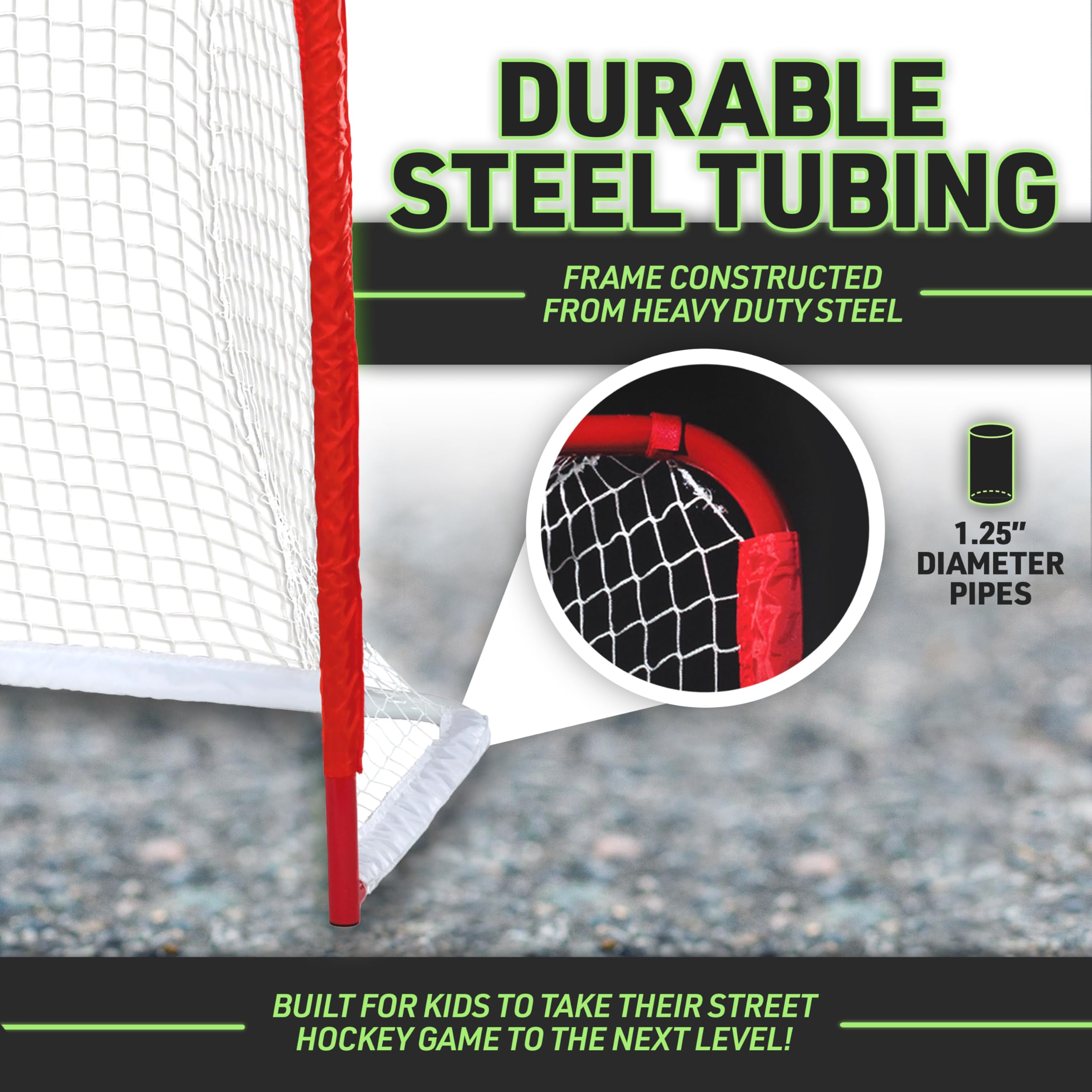 Franklin Sports Hockey Goal - Nhl - Steel - 50 X 42 Inches