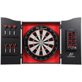 Eastpoint Sports Tournament Bristle Dartboard And Easy Hang Cabinet With Electronic Scoreboard And 6 Steel Tip Darts