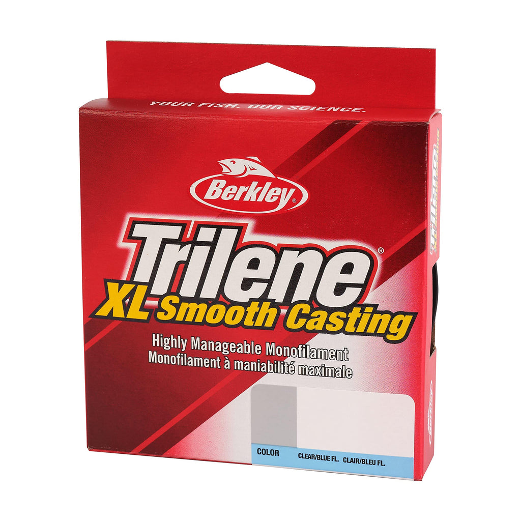 Berkley Trilene Xl, Fluorescent Clear/Blue, 6Lb | 2.7Kg, 330Yd | 301M Monofilament Fishing Line, Suitable For Freshwater Environ