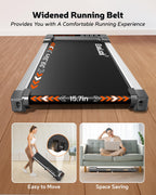 Walking Pad Treadmill, Under Desk Treadmill For Home And Office With Remote Control, Portable 2.5 Hp Walking Jogging Running Mac