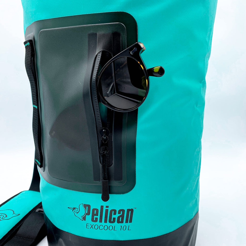 Pelican - Exocool Cooler Dry Bag - Collapsible Portable Soft Sided Roll - Insulated Waterproof Leak Proof For Kayaking, Hiking,
