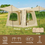 Inflatable Suv Tent Attachment For Camping, Large Inflatable Tents For Camping 4-6 People, Suv Blow Up Car Tent, Instant Pop Up