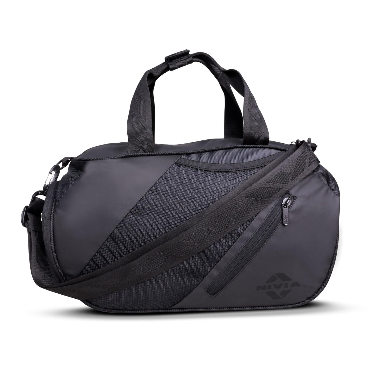 Nivia Hit 2.0 Gym Bag, Durable Duffle For Men & Women With Spacious Main Compartment, Separate Shoe Pocket, WaterResistant Fabr