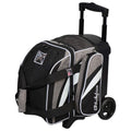 KR Strikeforce Cruiser Single Roller Bowling Bag with Top Shoe Compartment and Side Accessory Compartment (Stone/White/Black)