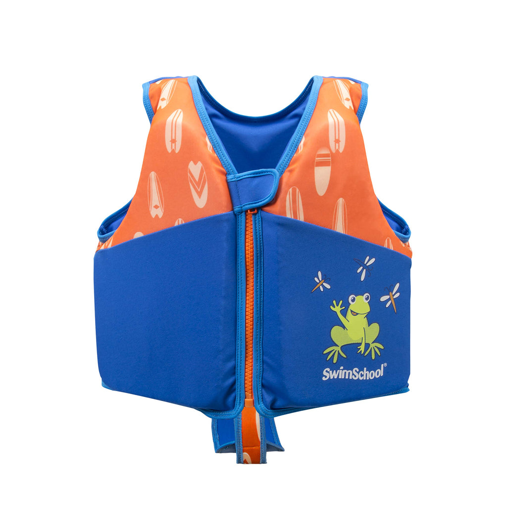 New Swimschool Swim Trainer Vest - Small/Medium Max 33 Pounds - Kids Swim Vest With Padded Shoulders - Comfortable Flex-Form-Fit