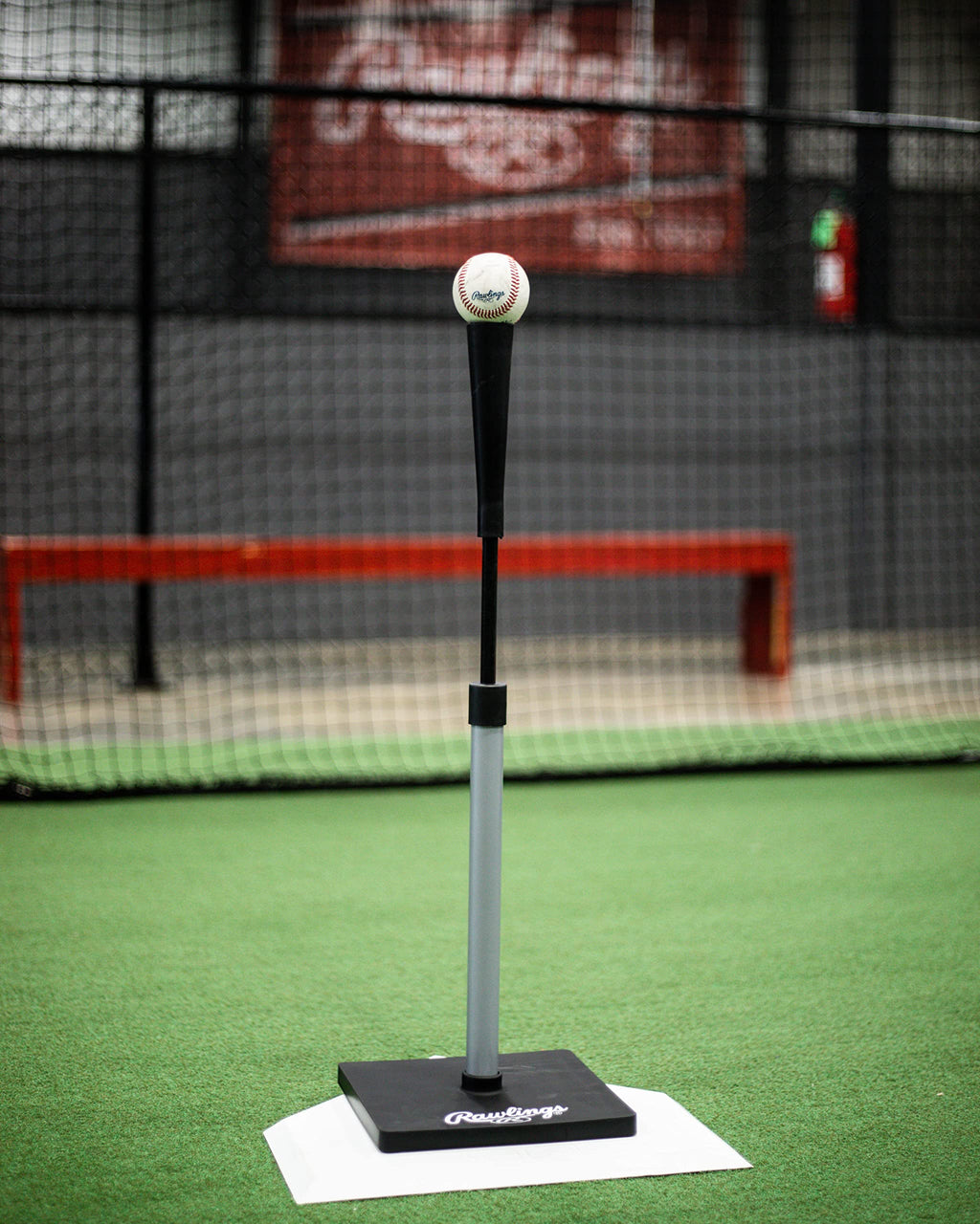 Rawlings | PRO MODEL Batting Tee | Heavy Duty Base | Adjustable Height 21-36