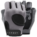 Lifect Essential Breathable Workout Gloves, Weight Lifting Fingerless Exercise Gloves With Curved Open Back, For Powerlifting, G