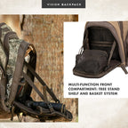 Insights Hunting By Frogg Toggs - The Vision Bow Pack, Camouflaged Backpack, Solid Elements Brown