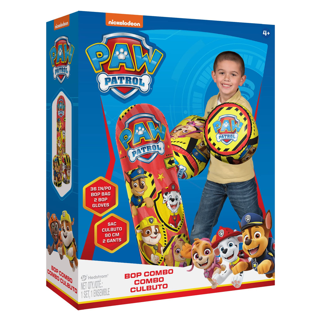 Hedstrom Nickelodeon Paw Patrol Bop Bag And Gloves Combo Set, 36 Inch, (56-85482)