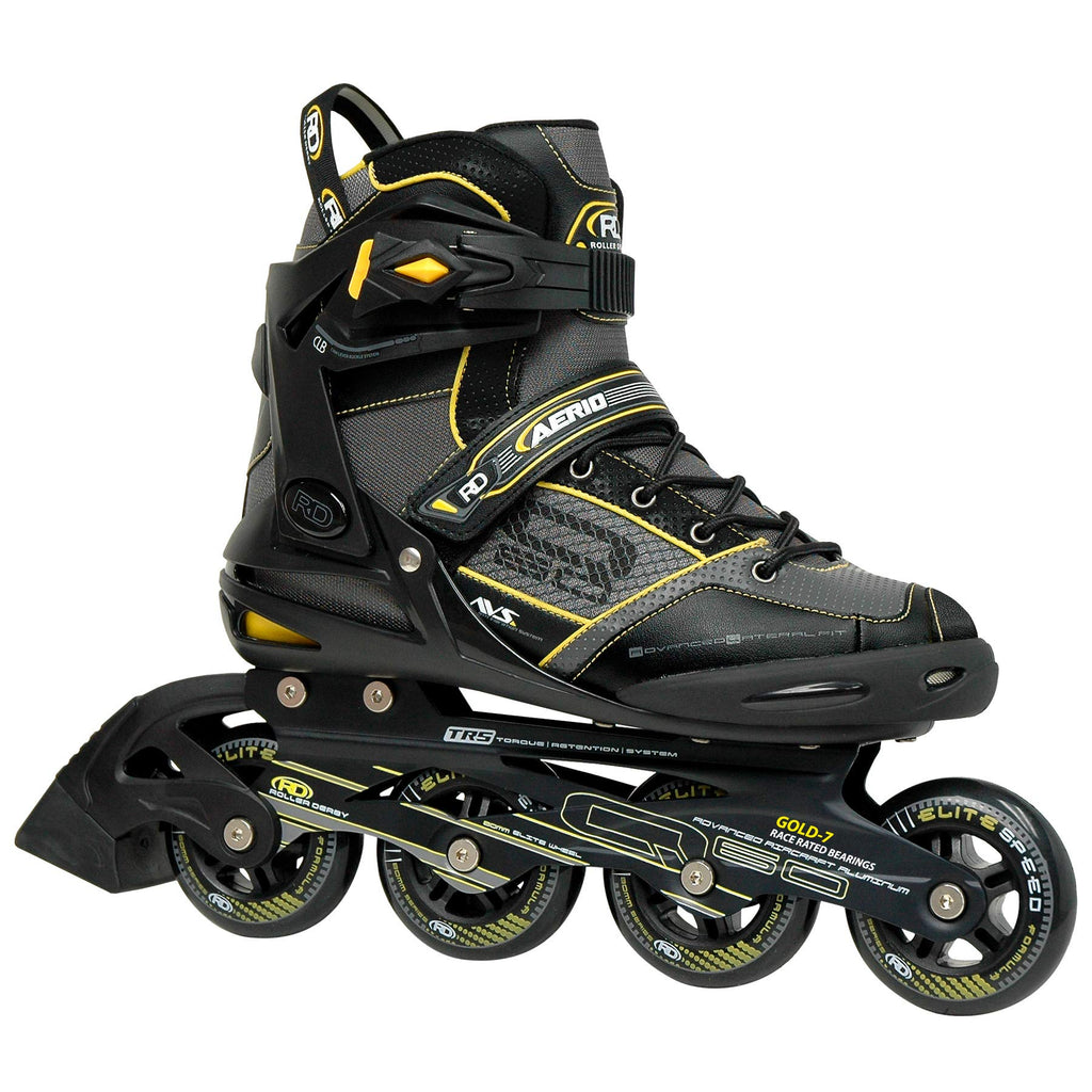Roller Derby Aerio Q-60 Men'S Inline Skates - Black/Yellow - Size 07