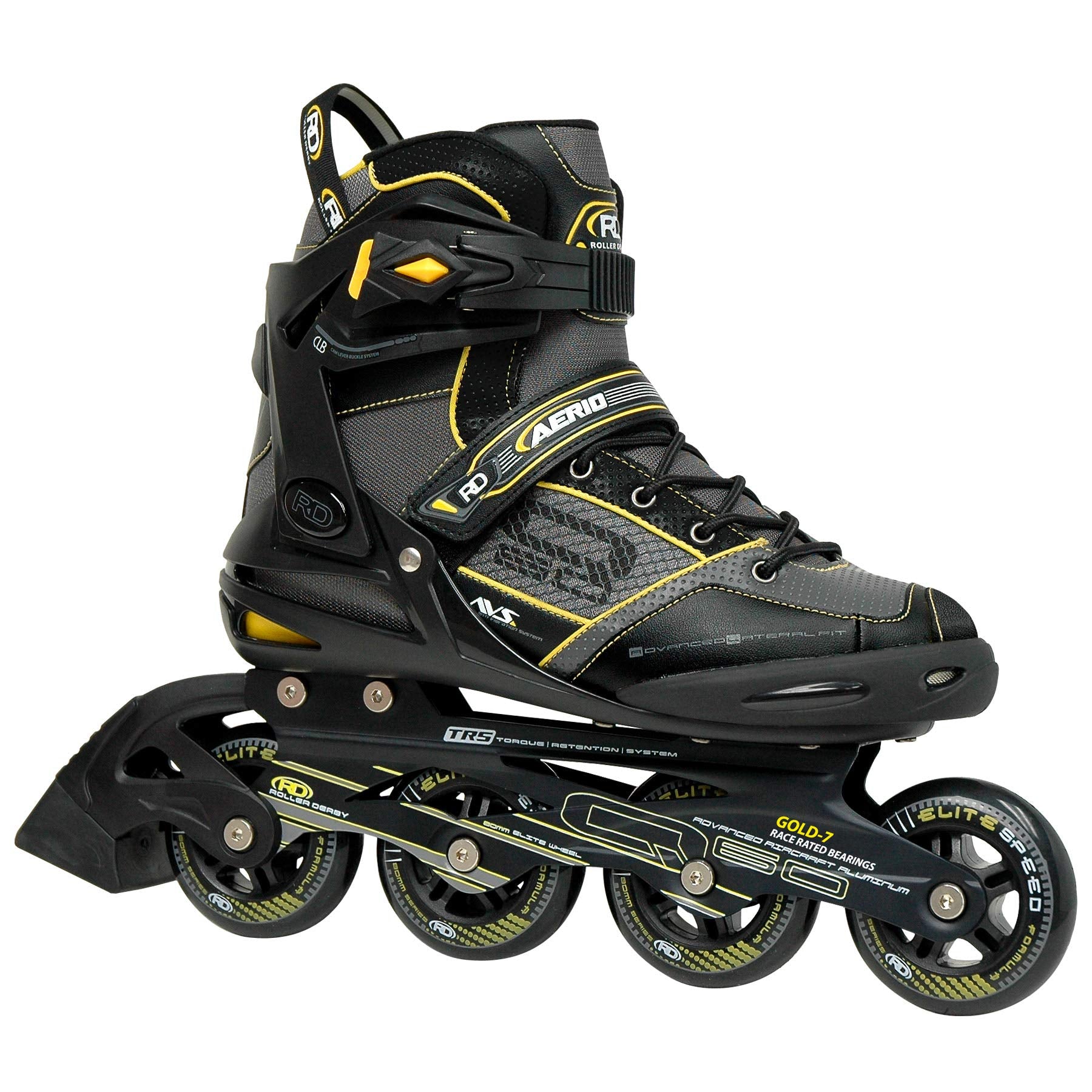Roller Derby Aerio Q-60 Men'S Inline Skates - Black/Yellow - Size 10