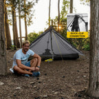 Lanshan Ultralight Tent 3-Season Waterproof Backpacking Tent For 1-Person Camping, Trekking, Climbing, Hiking, 1 Person, Dark Gr