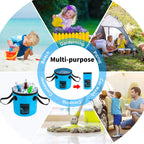 Autodeco 3 Pack Collapsible Bucket 5 Gallon Container Folding Water Bucket Portable Wash Basin For Outdoor Travelling Camping Fi