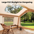 Inflatable Tents For Camping, Blow Up Tent For Camping Adults 4-6 People, Inflatable Hot Tent With Stove Jack & Ac Ports, Glampi