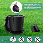 Sailortenx Portable Camping Toilet Bucket | Folding Retractable Potty For Adults With Bags | Outdoor Camp Boat Toilet