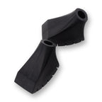 Foxelli Trekking Poles Asphalt Tips - Best For Walking On Asphalt 