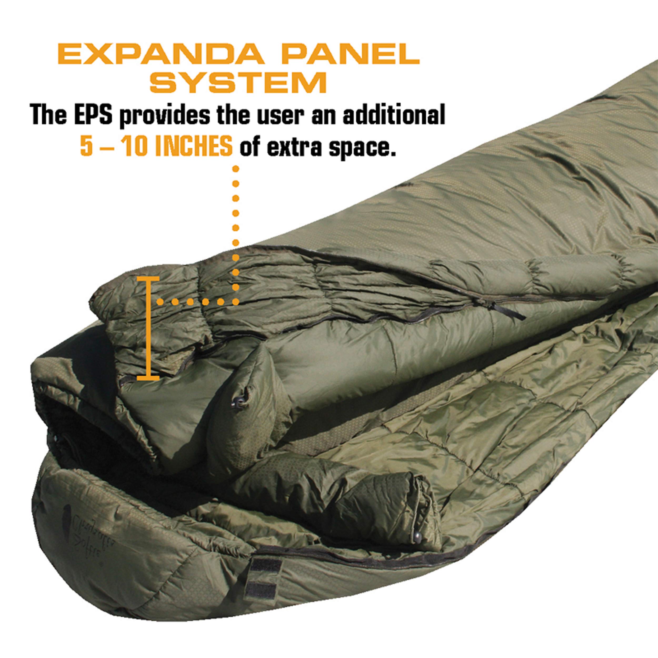 Snugpak Softie Elite 1 Sleeping Bag, 47 Degree, Expanda Panel System For Extra Space, Olive