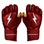 Bruce Bolt Original Series Long Cuff Maroon Batting Glove - Maroon Xxlarge