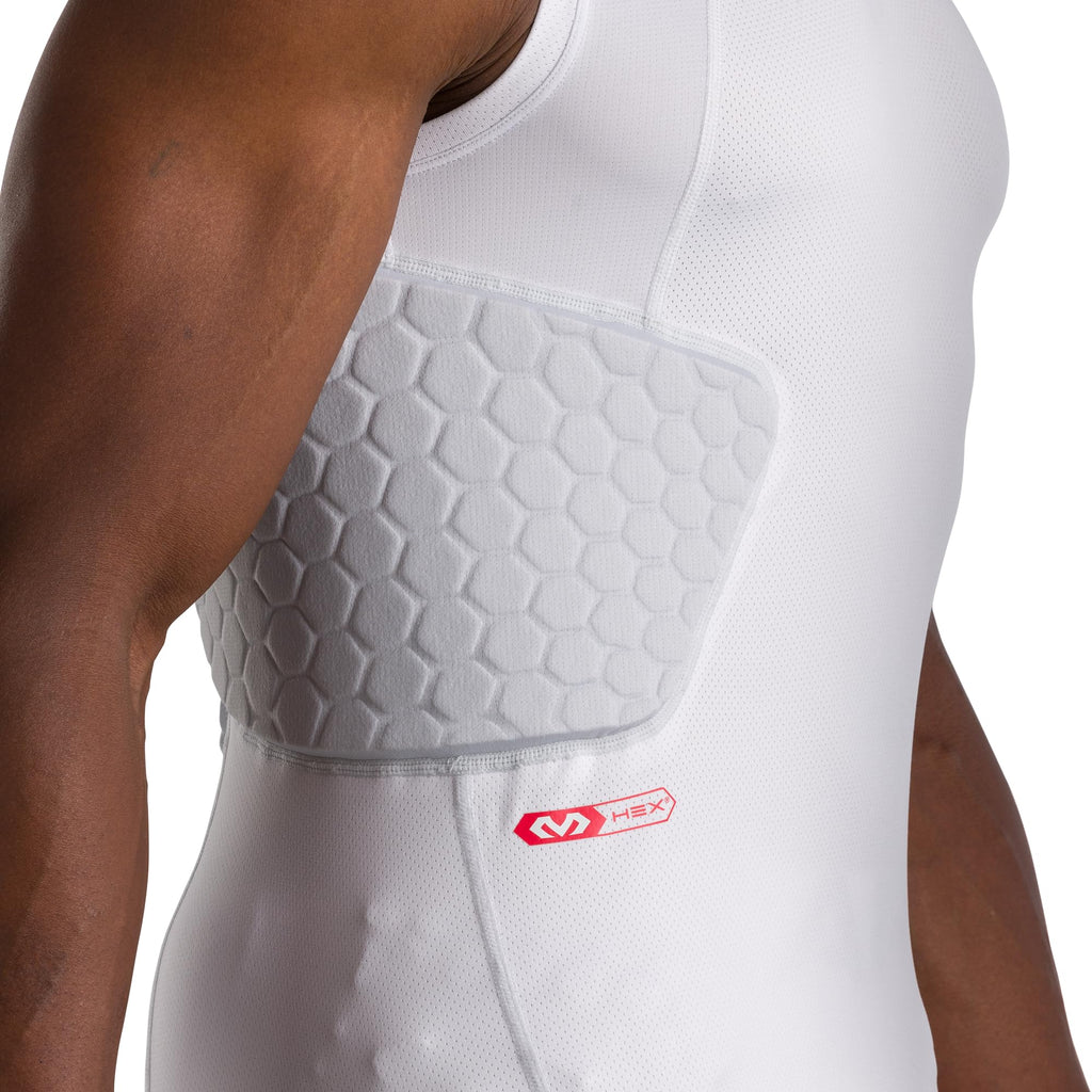 Gameday Armour Pro 5-Pad Top White M