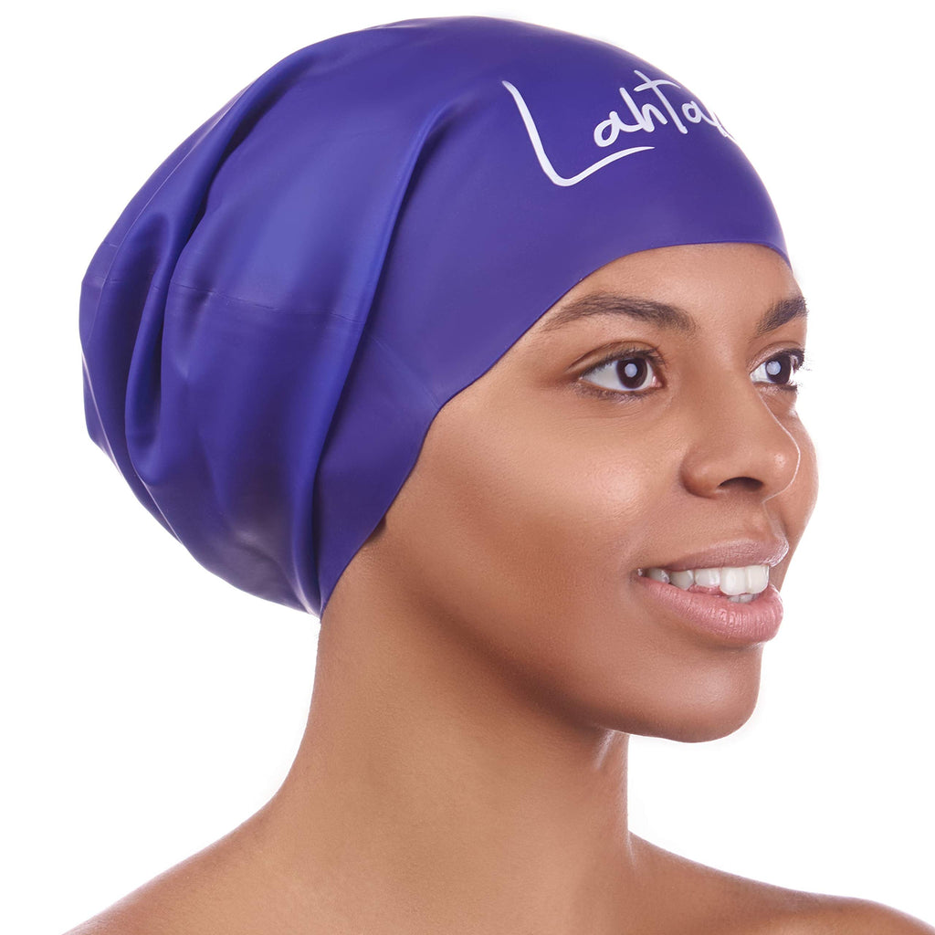 Long Hair Swim Cap - Swimming Caps For Women Men - Extra Large Swimming Caps Waterproof Silicone Swim Cap - Dreadlocks - Suits R