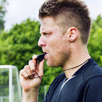Sannix 7 Pack Plastic Whistles Coaches Referee Whistles With Lanyards Colorful Whistles For Kids Sports Whistles For Football Ba