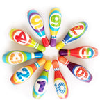 Toyvelt Kids Bowling Set - With 10 Bowling Pins & 2 Balls - Educational Early Development Indoor & Outdoor Games Set - For Toddl